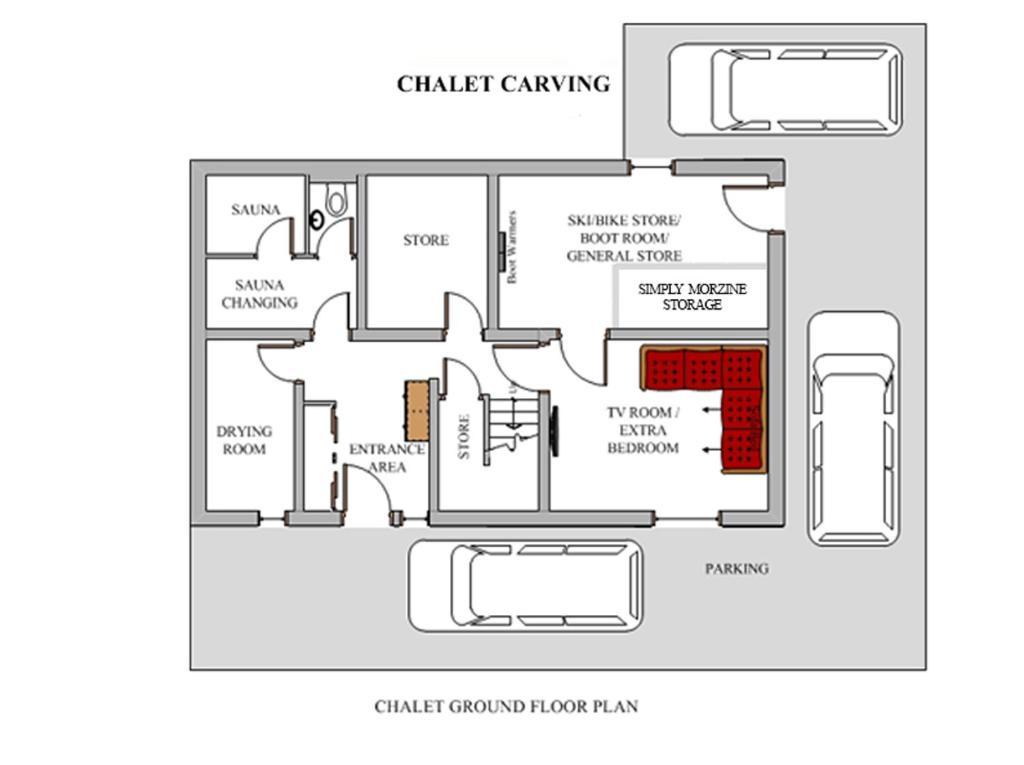 Simply Morzine - Chalet Carving 외부 사진